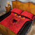 Albania 2024 Football Quilt Bed Set Come On Kuqezinjte - Wonder Print Shop