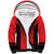 Custom Albania 2024 Football Sherpa Hoodie Come On Kuqezinjte - Wonder Print Shop