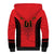 Custom Albania 2024 Football Sherpa Hoodie Come On Kuqezinjte - Wonder Print Shop