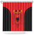 Albania 2024 Football Shower Curtain Come On Kuqezinjte