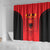 Albania 2024 Football Shower Curtain Come On Kuqezinjte