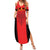 Custom Albania 2024 Football Summer Maxi Dress Come On Kuqezinjte - Wonder Print Shop