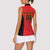 Custom Albania 2024 Football Women Sleeveless Polo Shirt Come On Kuqezinjte - Wonder Print Shop