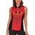 Custom Albania 2024 Football Women Sleeveless Polo Shirt Come On Kuqezinjte - Wonder Print Shop