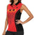 Custom Albania 2024 Football Women Sleeveless Polo Shirt Come On Kuqezinjte - Wonder Print Shop