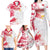 Custom Poland 2024 Football Family Matching Long Sleeve Bodycon Dress and Hawaiian Shirt Orly Go Champions - Wonder Print Shop