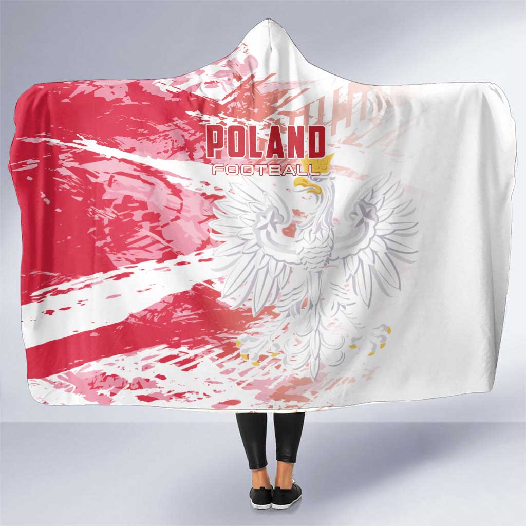 Poland 2024 Football Hooded Blanket Orly Go Champions