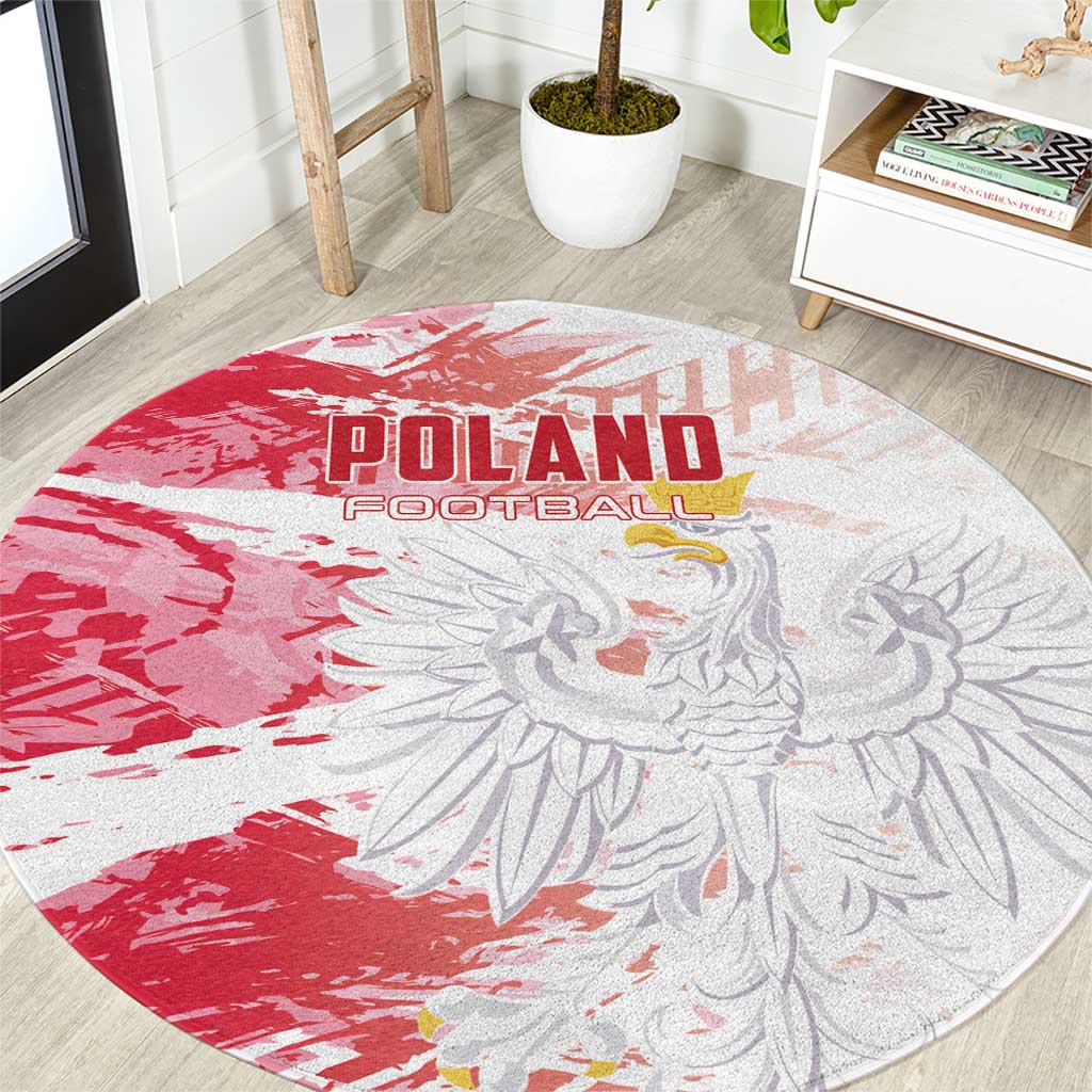 Poland 2024 Football Round Carpet Orly Go Champions