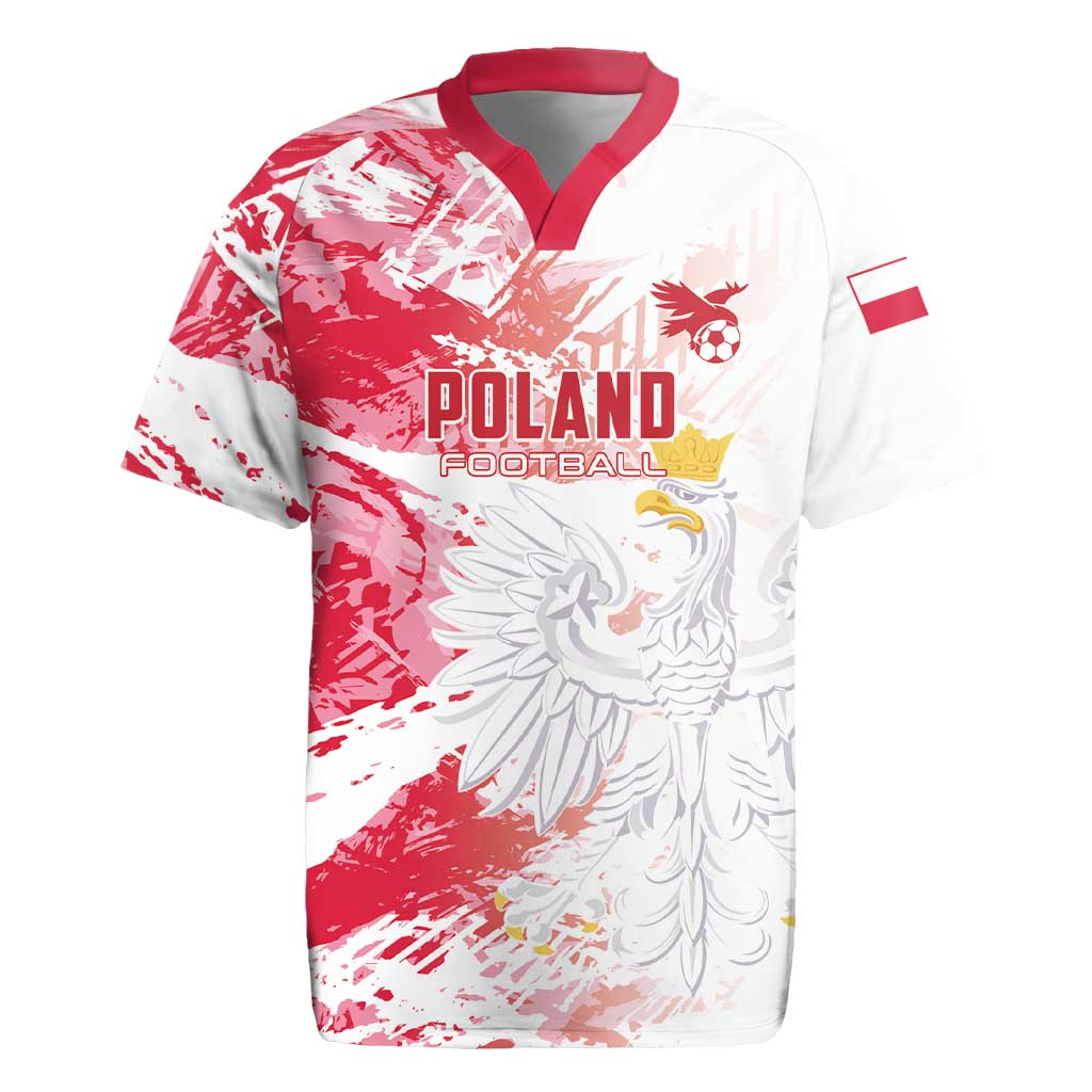 Custom Poland 2024 Football Rugby Jersey Orly Go Champions - Wonder Print Shop