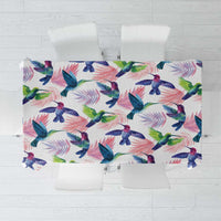Hummingbirds Colorful Tablecloth Unique Stylized - Wonder Print Shop