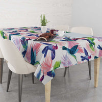 Hummingbirds Colorful Tablecloth Unique Stylized - Wonder Print Shop