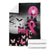 At Halloween We Think Pink Blanket Pink Ribbon Butterflies