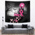 At Halloween We Think Pink Tapestry Pink Ribbon Butterflies