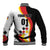 Custom Germany Football Baseball Jacket Auf gehts Deutschland Girls - Wonder Print Shop