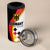 Custom Germany Football 4 in 1 Can Cooler Tumbler Auf gehts Deutschland Girls - Wonder Print Shop