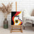 Germany Football Canvas Wall Art Auf gehts Deutschland Girls - Wonder Print Shop