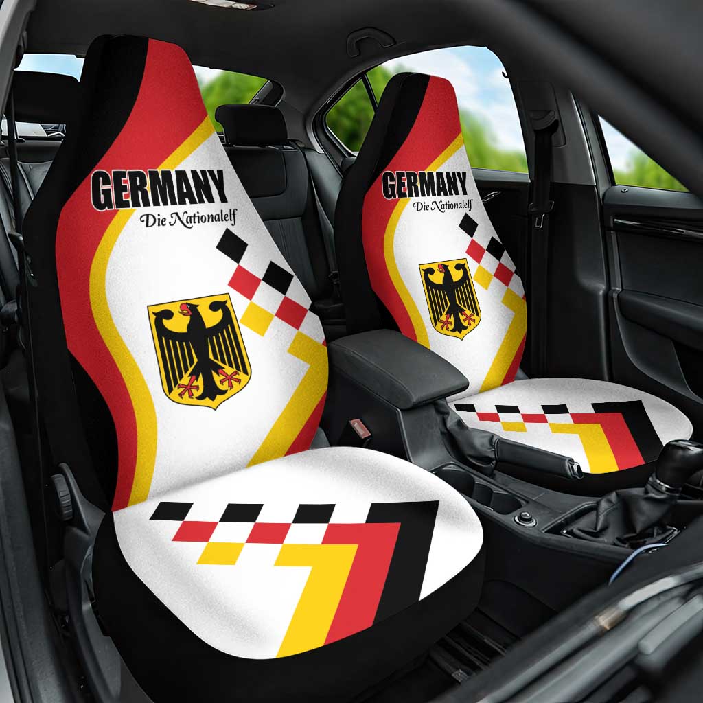 Germany Football Car Seat Cover Auf gehts Deutschland Girls - Wonder Print Shop