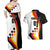 Custom Germany Football Couples Matching Off Shoulder Maxi Dress and Hawaiian Shirt Auf gehts Deutschland Girls - Wonder Print Shop