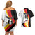 Custom Germany Football Couples Matching Off Shoulder Short Dress and Hawaiian Shirt Auf gehts Deutschland Girls - Wonder Print Shop