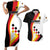 Custom Germany Football Couples Matching Short Sleeve Bodycon Dress and Hawaiian Shirt Auf gehts Deutschland Girls - Wonder Print Shop