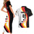 Custom Germany Football Couples Matching Short Sleeve Bodycon Dress and Hawaiian Shirt Auf gehts Deutschland Girls - Wonder Print Shop