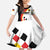 Custom Germany Football Family Matching Off Shoulder Maxi Dress and Hawaiian Shirt Auf gehts Deutschland Girls - Wonder Print Shop