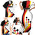 Custom Germany Football Family Matching Short Sleeve Bodycon Dress and Hawaiian Shirt Auf gehts Deutschland Girls - Wonder Print Shop