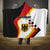 Germany Football Hooded Blanket Auf gehts Deutschland Girls