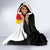 Germany Football Hooded Blanket Auf gehts Deutschland Girls