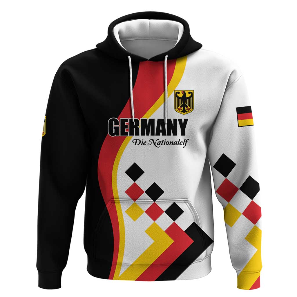 Custom Germany Football Hoodie Auf gehts Deutschland Girls - Wonder Print Shop