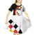 Custom Germany Football Kid Short Sleeve Dress Auf gehts Deutschland Girls - Wonder Print Shop