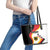 Germany Football Leather Tote Bag Auf gehts Deutschland Girls