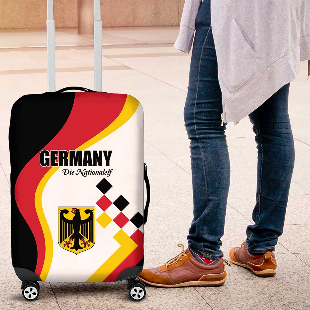 Germany Football Luggage Cover Auf gehts Deutschland Girls - Wonder Print Shop