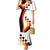 Custom Germany Football Mermaid Dress Auf gehts Deutschland Girls - Wonder Print Shop