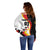 Custom Germany Football Off Shoulder Sweater Auf gehts Deutschland Girls - Wonder Print Shop