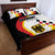 Germany Football Quilt Bed Set Auf gehts Deutschland Girls - Wonder Print Shop