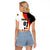 Custom Germany Football Raglan Cropped T Shirt Auf gehts Deutschland Girls - Wonder Print Shop