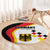 Germany Football Round Carpet Auf gehts Deutschland Girls