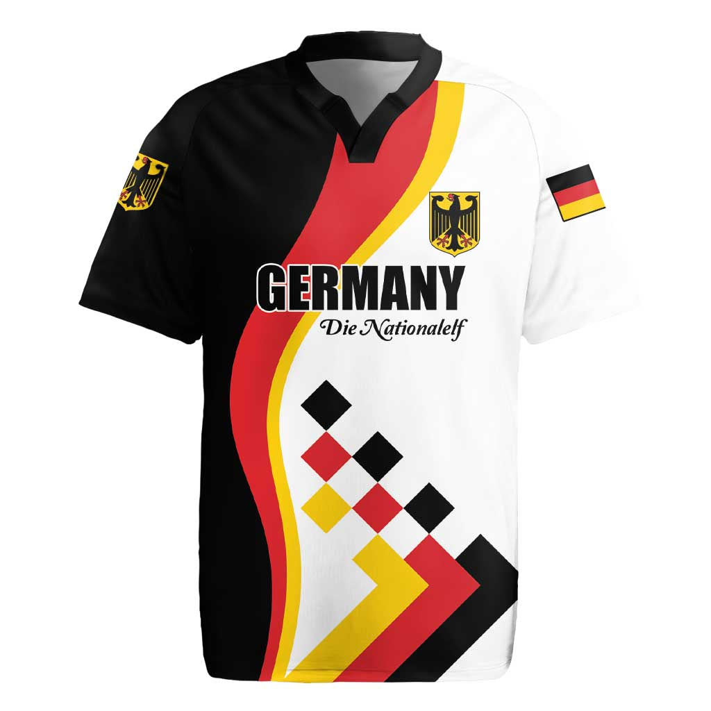 Custom Germany Football Rugby Jersey Auf gehts Deutschland Girls - Wonder Print Shop