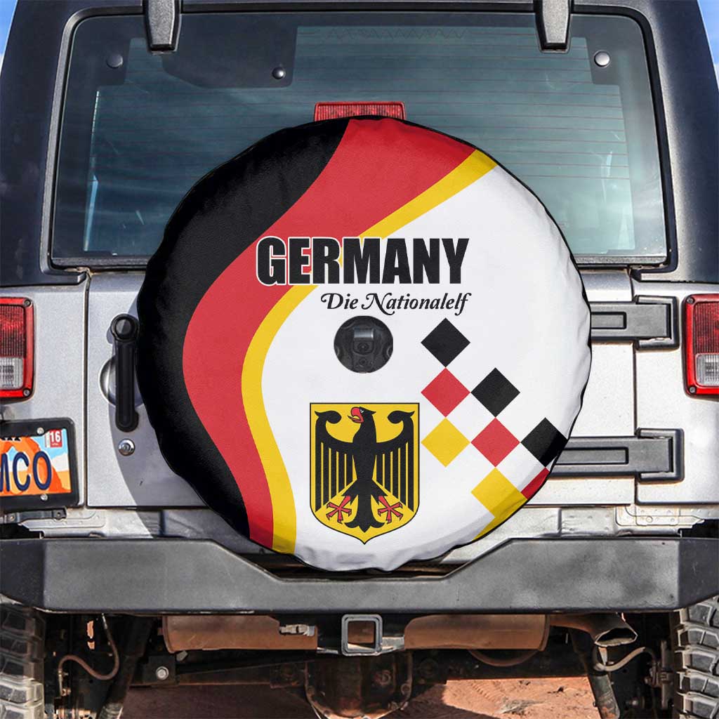 Germany Football Spare Tire Cover Auf gehts Deutschland Girls - Wonder Print Shop