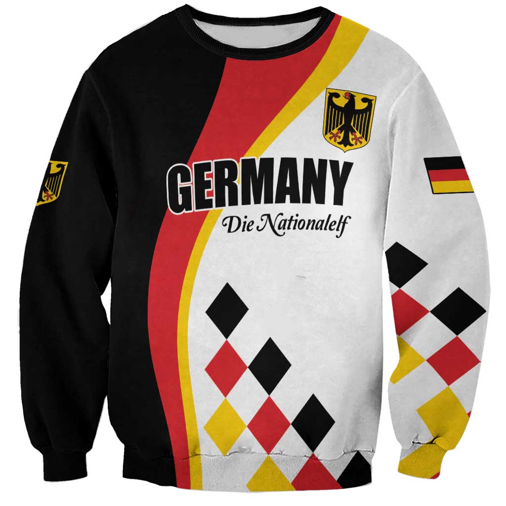 Custom Germany Football Sweatshirt Auf gehts Deutschland Girls - Wonder Print Shop