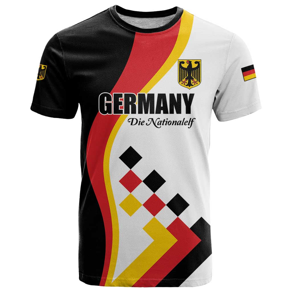 Custom Germany Football T Shirt Auf gehts Deutschland Girls - Wonder Print Shop