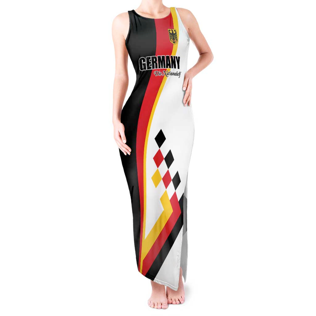 Custom Germany Football Tank Maxi Dress Auf gehts Deutschland Girls - Wonder Print Shop