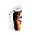 Custom Germany Football Tumbler With Handle Auf gehts Deutschland Girls - Wonder Print Shop