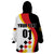 Custom Germany Football Wearable Blanket Hoodie Auf gehts Deutschland Girls - Wonder Print Shop