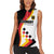 Custom Germany Football Women Sleeveless Polo Shirt Auf gehts Deutschland Girls - Wonder Print Shop