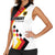 Custom Germany Football Women Sleeveless Polo Shirt Auf gehts Deutschland Girls - Wonder Print Shop