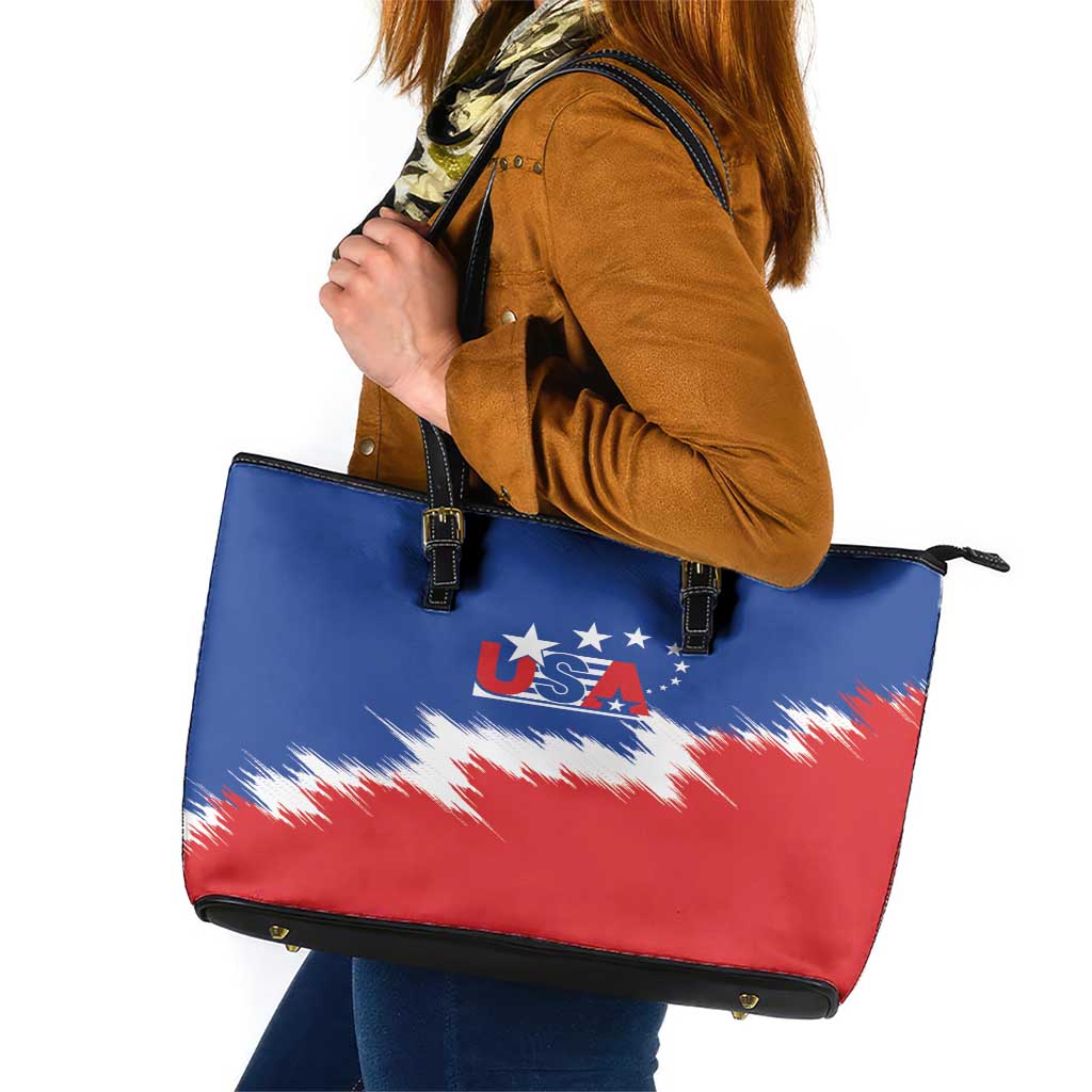 USA Soccer Leather Tote Bag Always Possible Todo Es Posible