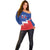 Custom USA Soccer Off Shoulder Sweater Always Possible Todo Es Posible - Wonder Print Shop