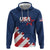 Custom USA Soccer Hoodie Play To Win - Wonder Print Shop